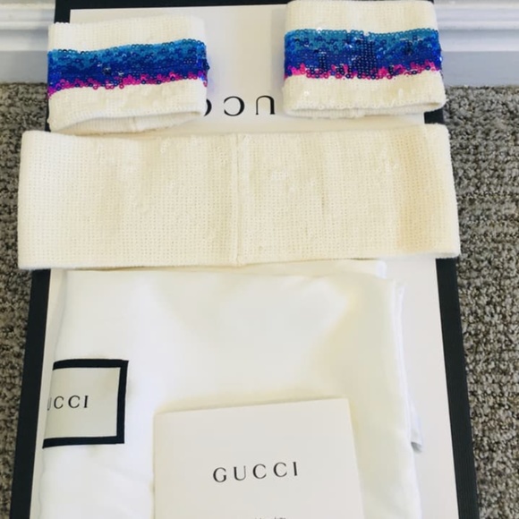 Gucci Super Shine Sweatband & Wrist Bands - Picture 5 of 6